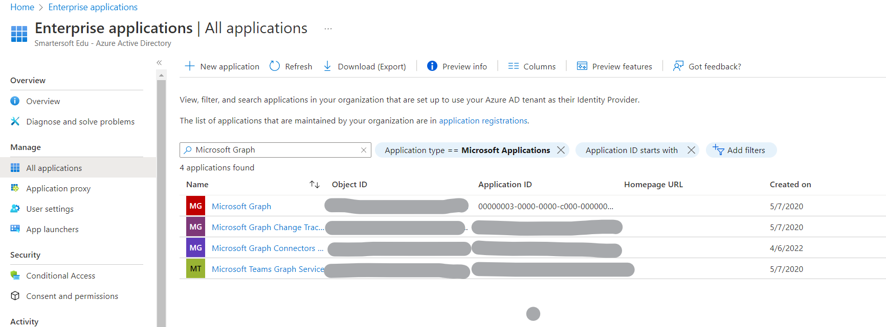 Microsoft Graph Powershell - Not found